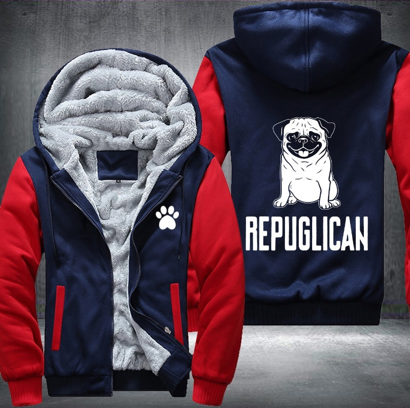 REPUGLICAN Fleece Hoodies Jacket