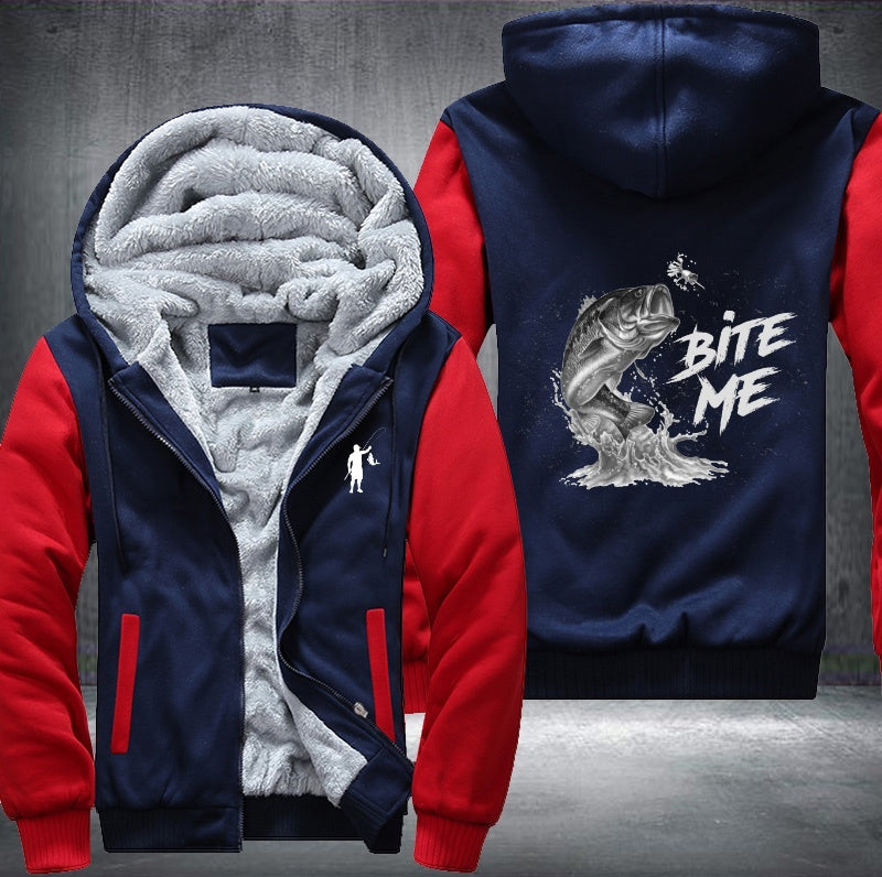 Bite me Fleece Hoodies Jacket