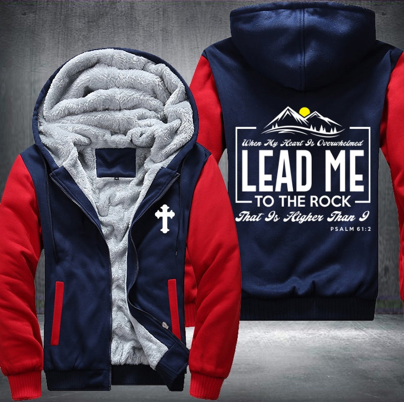 Lead me to the rock Fleece Hoodies Jacket